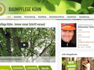Webdesign Baumpflege Kühn Screenshot - Webseite Baumpflege Kühn